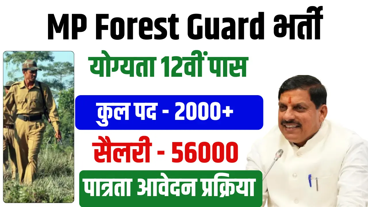 MP Forest Guard Bharti 2025